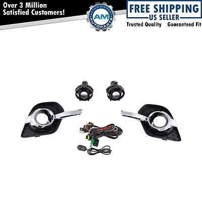 Add On Upgrade Clear Lens Fog Light Bulb Switch Wiring Kit for Chevy Equinox New $87.77