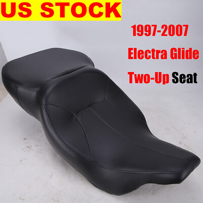 For 97 07 Harley Electra Glide Ultra Classic Two Up Driver Rider Passenger Seat $134.95