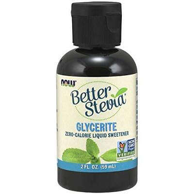 NOW Foods Better Stevia Liquid Glycerite Zero Calorie Liquid Sweetener Low $11.09