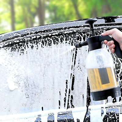 2L Snow Foam Sprayer Foaming Pump Hand Pressure Washer Car Wash Foam Sprayer $31.66