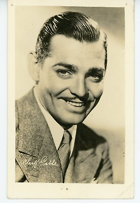 1930s Clark Gable Postcard Real Photo ORIGINAL $45.00