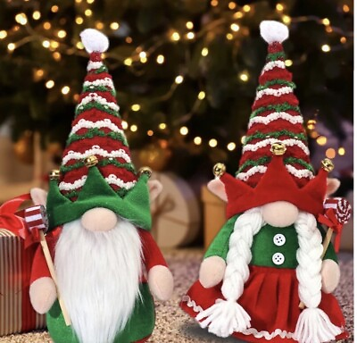 12â€� Christmas Gnomes Pair Decor 2pcs $19.95