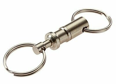Detachable Pull Apart Quick Release Keychain Key Rings US Free Shipping $2.69