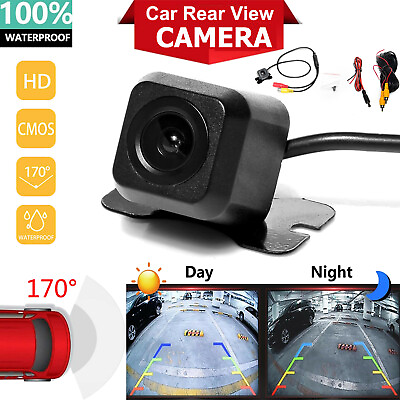 170Â° CMOS Car Rear View Backup Camera Reverse HD Night Vision Waterproof CAM Kit $15.85