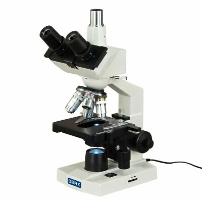 OMAX 40X 2500X LED Trinocular Lab Compound Microscope 4 Camera Options $328.99
