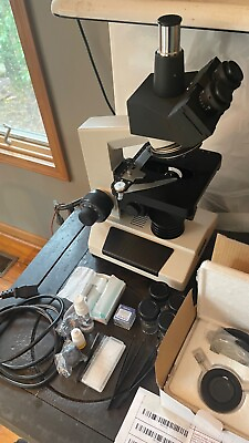 omax 40x 2500x Biological Trinocular Darkfield Microscope HD 1080p $485.00