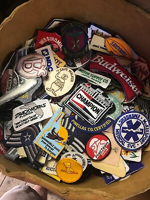 Vintage Patch Lot 25 patches nasaautomotivePromopoliceSportsMilitary Rare $17.00