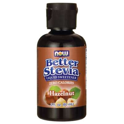NOW Foods Better Stevia Liquid Sweetener Hazelnut 2 fl oz Liq $11.89