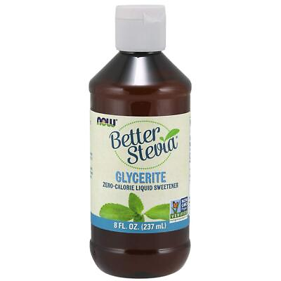 Now Foods Better Stevia Glycerite 8 fl oz Zero Calorie Liquid Sweetner $21.99