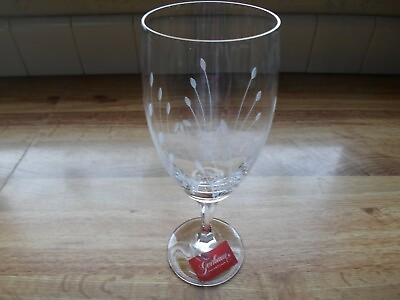 One Gorham Crystal Etched Jolie Pattern Wine Beverage Goblet 8 1 4 tall Unused #ad $22.00