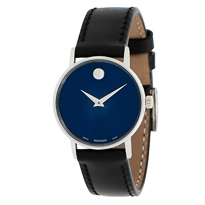 Movado 0607318 Women#x27;s Museum Classic Blue Dial Quartz Watch $213.92