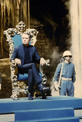Patrick Mcgoohan As Number Six Sitting On Throne Chair The Prisoner Large Poster $29.75