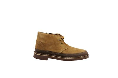 08168 Mens Clarks Bushacre Rand Boot Taupe Distressed Suede $37.47