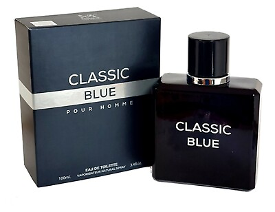 CLASSIC BLUE Men#x27;s Cologne 3.4 Oz EDT Spray $14.99