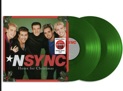 NSYNC HOME FOR CHRISTMAS LIMITED EXCLUSIVE VINYL LP OPAQUE GREEN Preorder $64.99