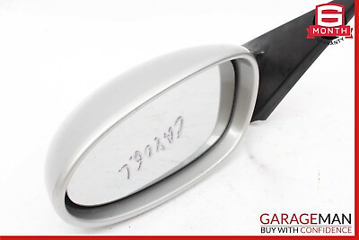 06 08 Porsche Cayman 987 Front Left Side Mirror Door Rear View Assembly Silver $182.00