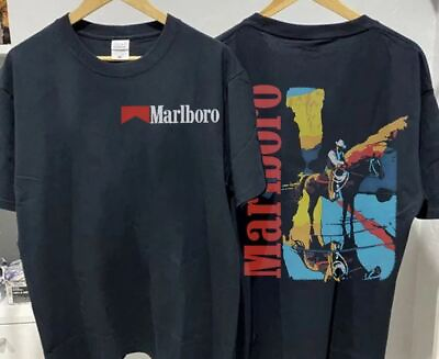 Vintage 1990s Marlboro Man Cowboy T Shirt $21.99