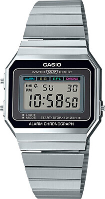 Casio Men#x27;s Quartz Alarm Chronograph Vintage Style 35mm Digital Watch A700W 1A $28.99