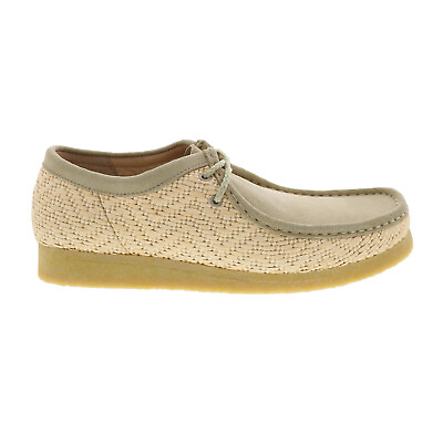 Clarks Wallabee 26165447 Mens Beige Oxfords amp; Lace Ups Casual Shoes $61.99