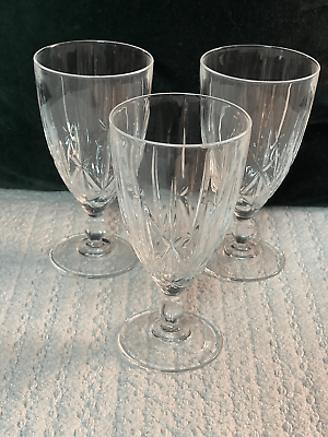 Waterford Marquis Sparkle Iced Tea Water Beverage Goblet Glasses Set of 3 #ad $38.00