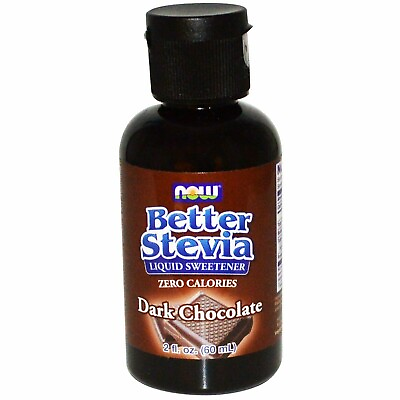 Now Foods Better Stevia Liquid Sweetener Dark Chocolate 2 fl oz 60 ml $16.06