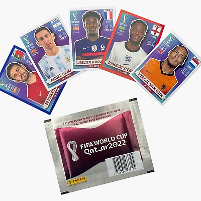 Panini FIFA World Cup Qatar 2022 Stickers Foils #ARG1 #JPN20 GROUP C D E $3.99