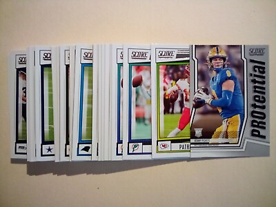 2022 Panini Score Football Cards Buy 4 For $1.00 Base Rookies Inserts $0.99