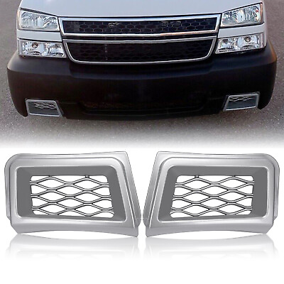 For 03 07 Chevy Silverado SS Style Bumper Caliper Air Duct Grille Grill Cover $26.49