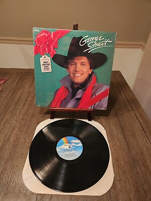 George Strait Merry Christmas to You VINYL Excellent in Shrink 1986 $12.99