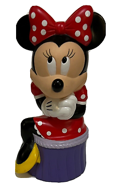 Minnie Mouse Savings Bank Disney Applause Sitting Plastic Coin Bank Girl 9â€� Tall $19.98