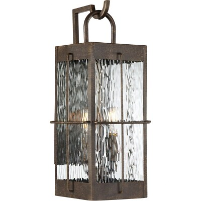 19 Inch Outdoor Wall Lantern Transitional Steel Outdoor Wall Mounts $138.95