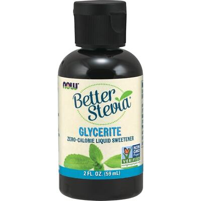 NOW Foods Better Stevia Glycerite Zero Calorie Liquid Sweetener 2 fl oz Liq $9.49