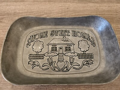 wilton armetale platter 11â€�x7â€� Home Sweet Home Bread Server $14.41