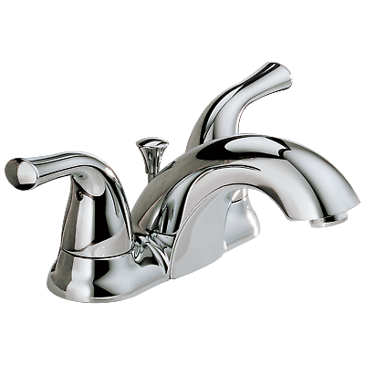 Delta Classic Two Handle Bathroom Faucet in Chrome Certified Refurbished $47.40