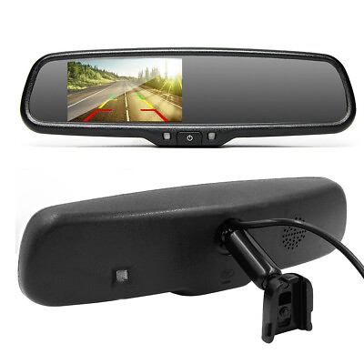 4.3quot; Car Rear View Mirror Monitor Backup Camera Parking Reverse OEM No1 Bracket $42.89