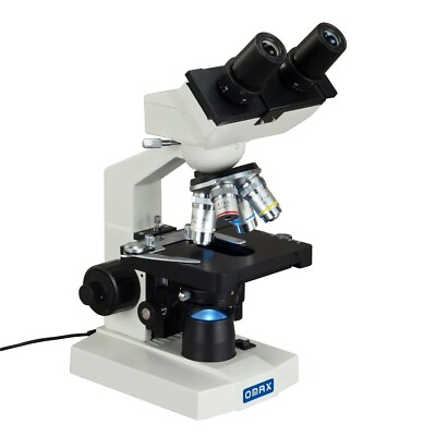 OMAX 40X 2500X Lab Binocular Compound LED Biological Microscope Mechanical Stage $209.99