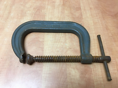 Vintage Wilton C Clamp 406 Made in USA Drop Forged Steel 6quot; x 4quot; $28.99